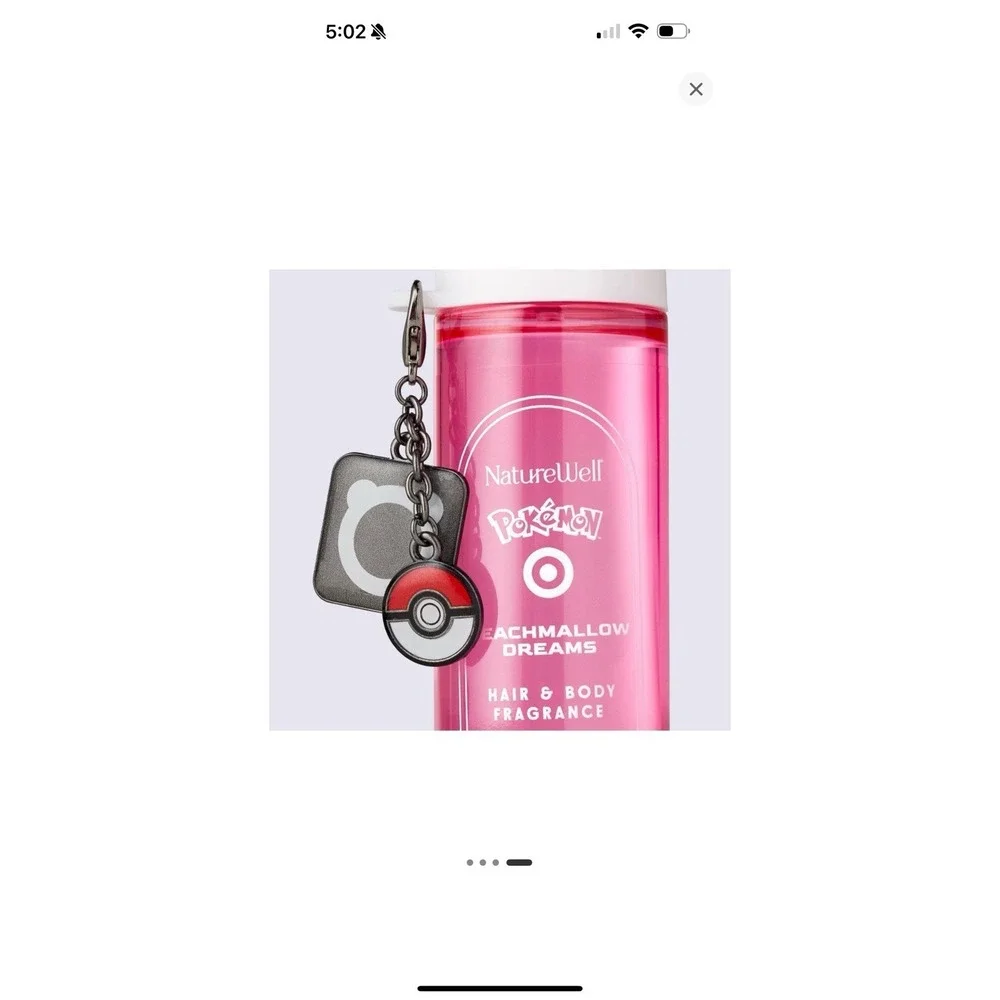NatureWell Hair & Body Mist Jigglypuff Pokemon Target Exclusive 4oz New